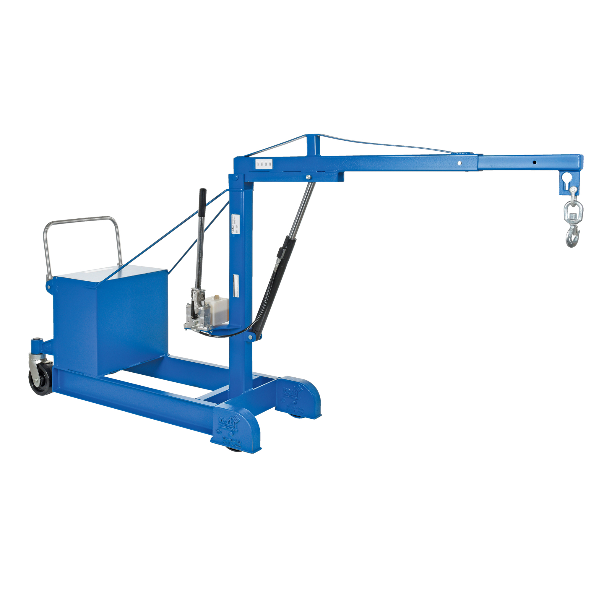 Vestil Counterbalanced Floor Crane - 500-Lb. Capacity, Adjustable Boom, Model# CBFC-500